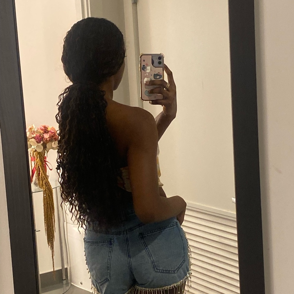Forever 21 Blue Jean Shorts